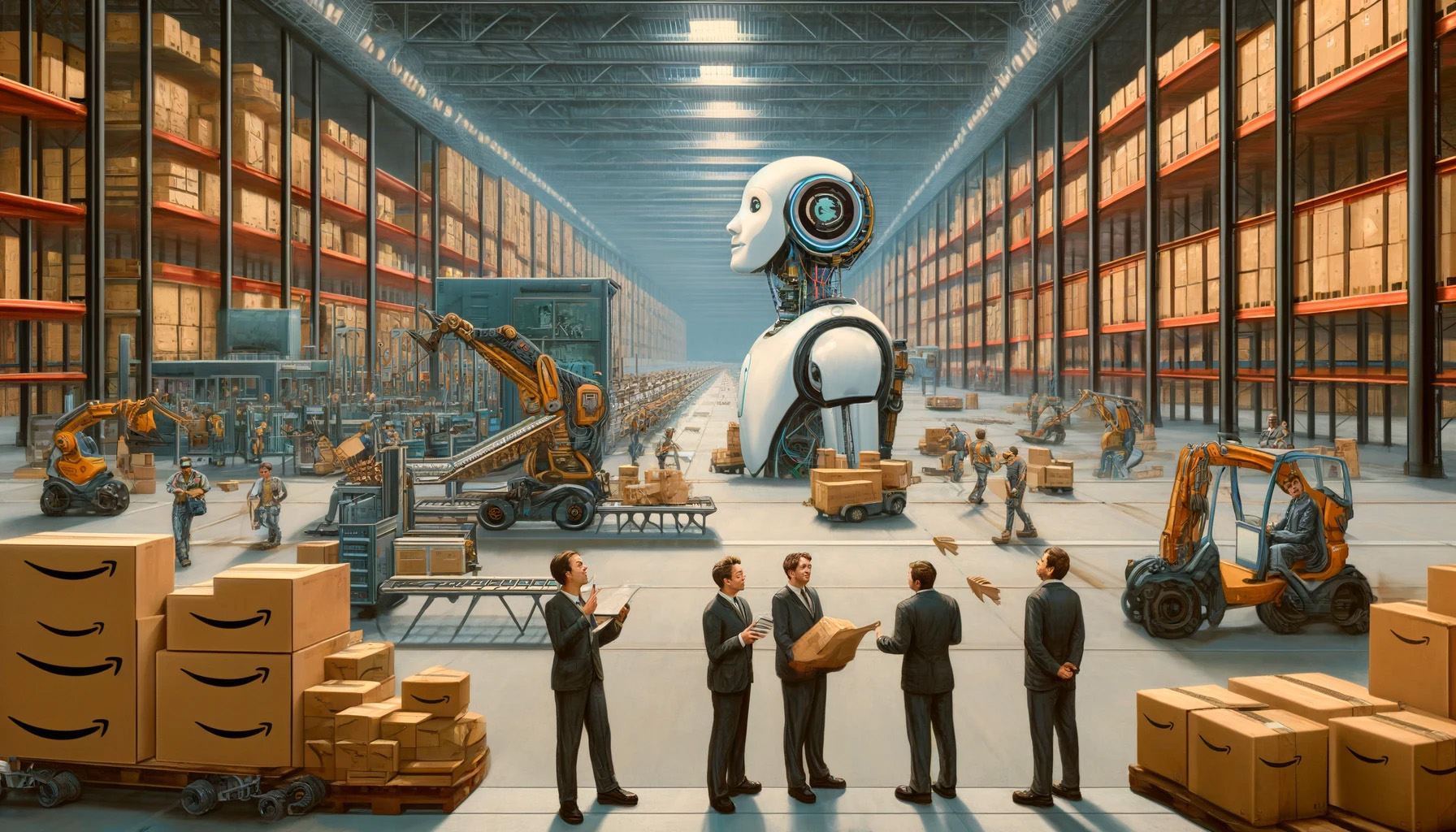 Amazon'da Robot İşçilerin Artışı ve İnsan Çalışanların Endişeleri