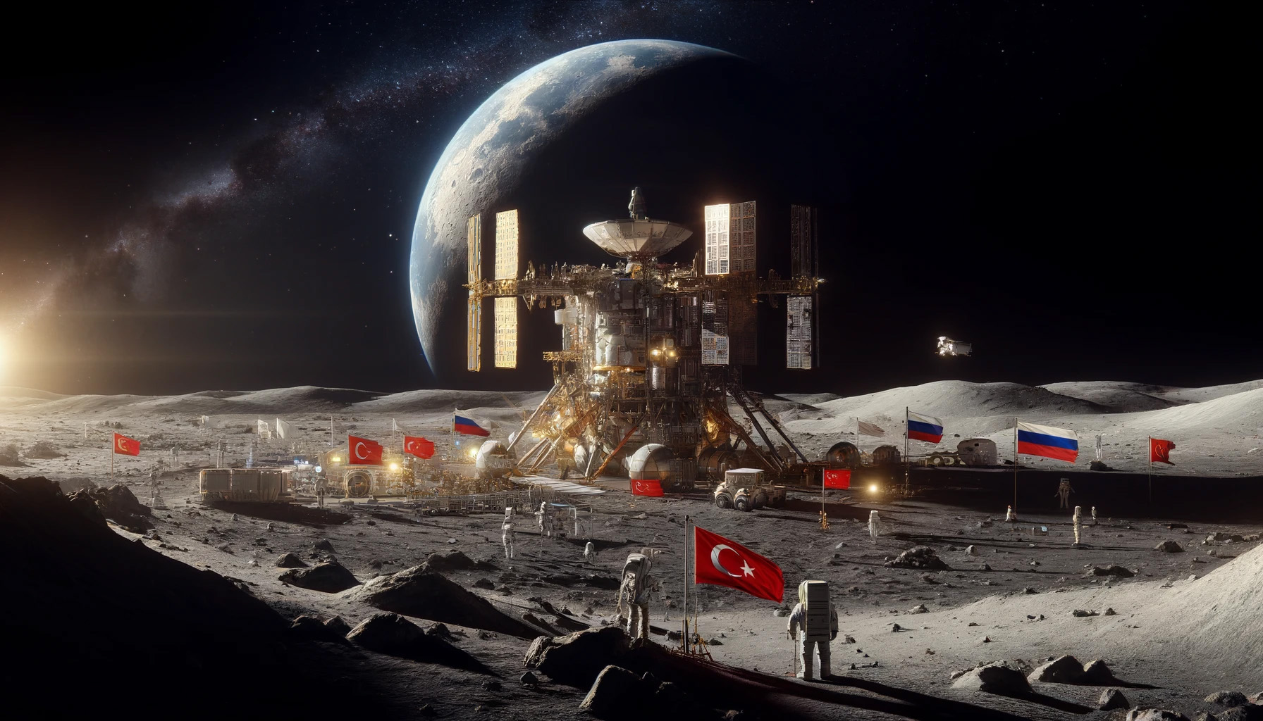 Türkiye, Rusya ve Çin Ay İstasyonu Projesinde Güçlerini Birleştiriyor!