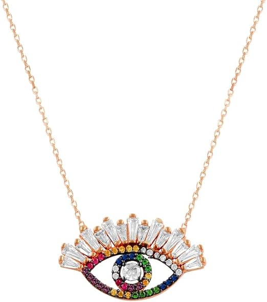 Renkli Taşlı Kolye