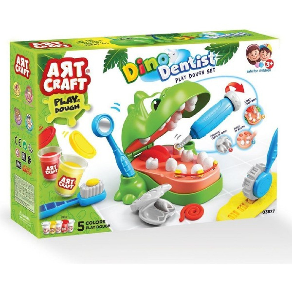 03677 Dede, Dino Dişçi Hamur Seti Byr [byrtek] Eğitici Oyuncak Fiyatı