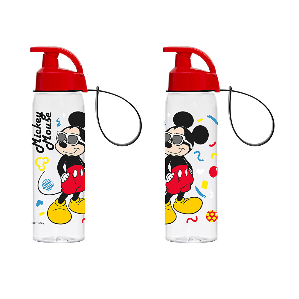 0,5 Lt Askılı Lisanslı Matara-Gözlüklü Mickey Mouse Suluk Fiyatı