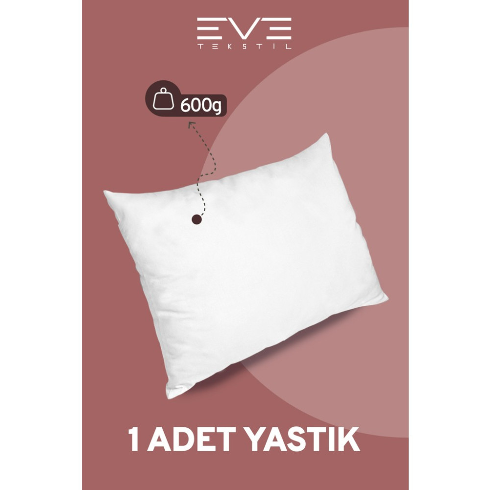 1 Adet Silikon Elyaf Nonwoven Yıkanabilir Antialerjik Vakumlu Yastık Seti 50X70CM 600 gr - 50 × 70 cm - Renkli Yastık Fiyatı