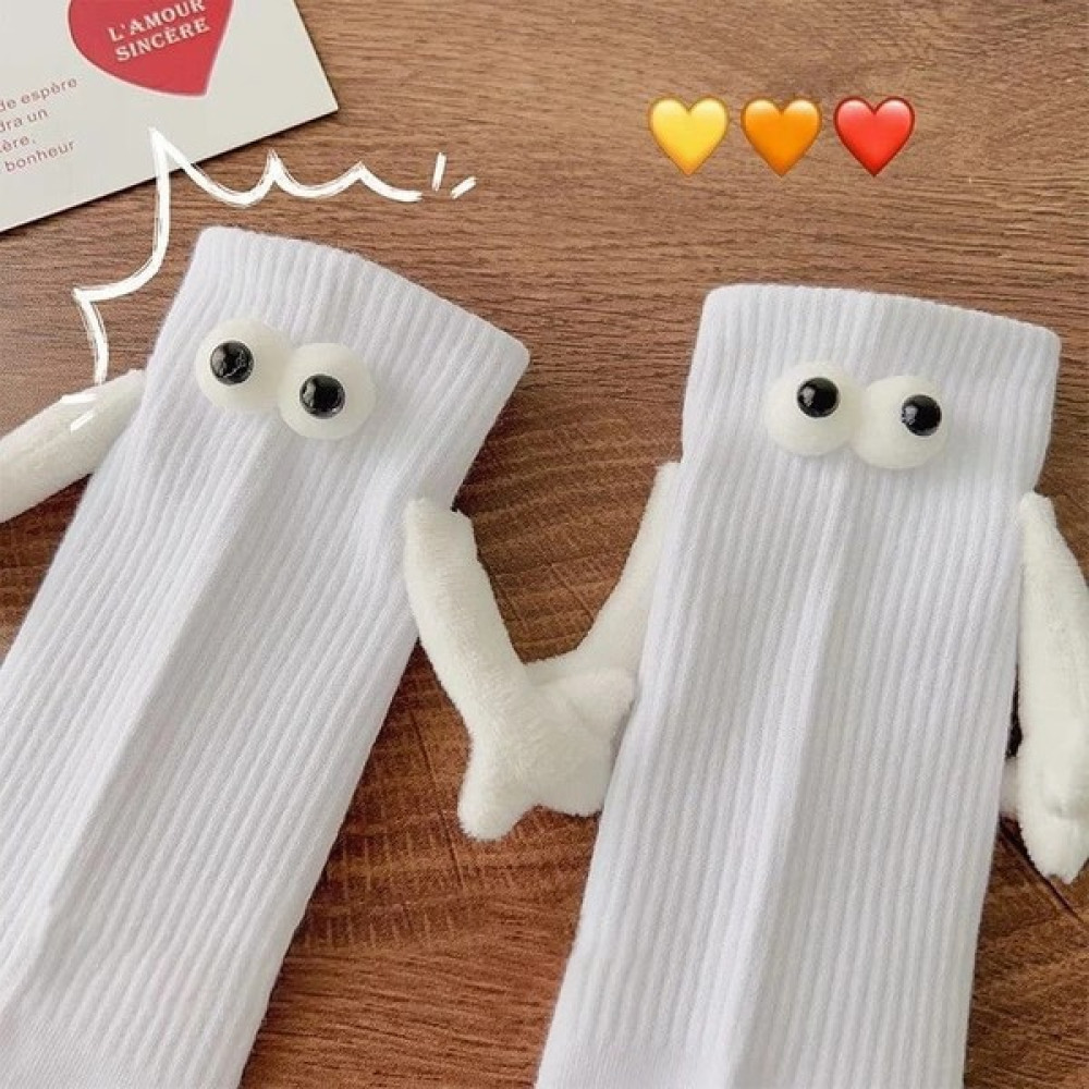 1 Çift Mıknatıslı El Ele Tutuşan Çorap, Unisex Arkadaşlık/sevgili Çorabı Çorap (Outdoor) Fiyatı
