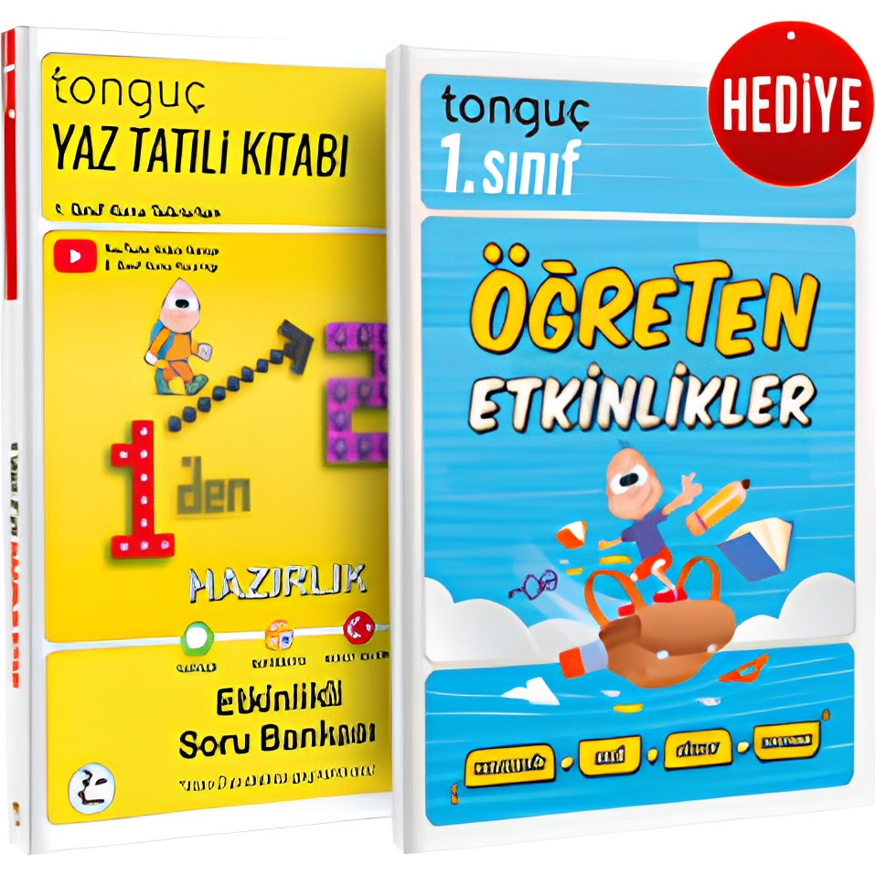 1 Den 2 Ye Hazırlık Kitabı-Hediye Öğreten Etkinlikler Tüm Dersler Fiyatı