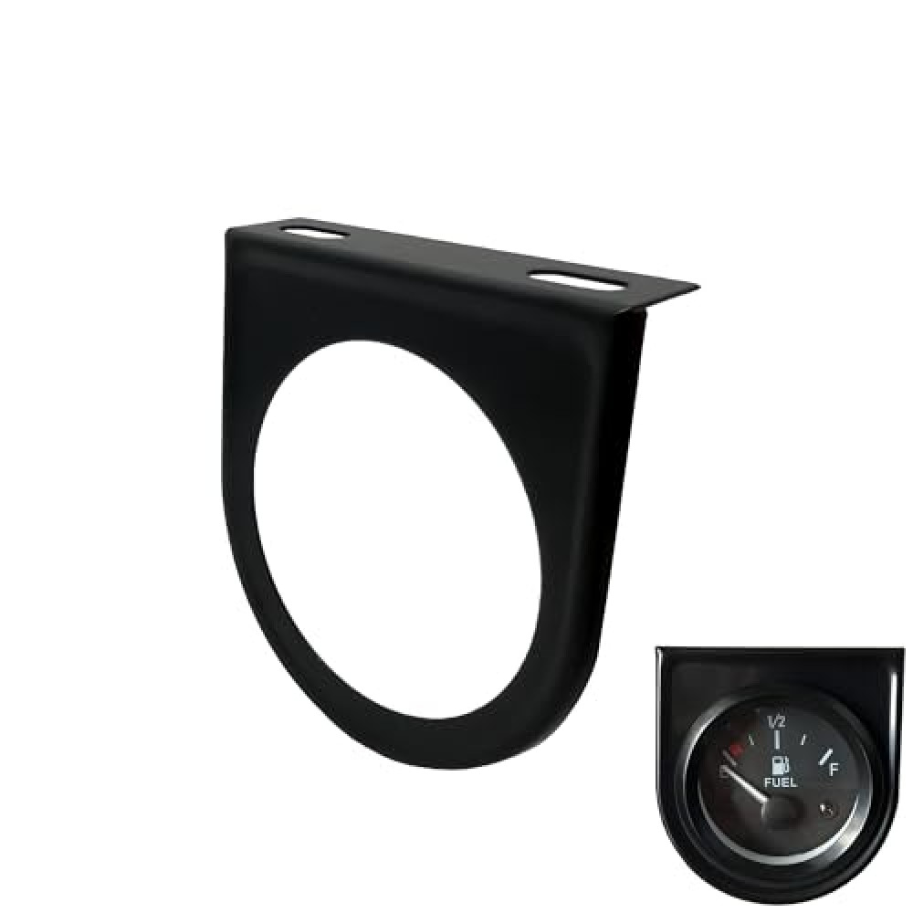1 Piece Single Hole Gauge Mounting Bracket Pod Holder Fits Any Mounts 2-1/16" (52mm) Gauges to Vehicle's Dashboard Black