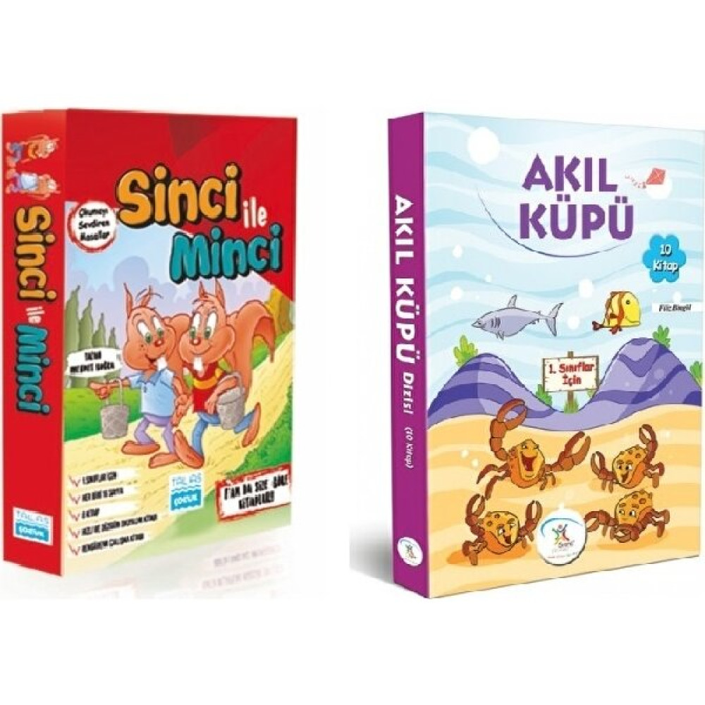 1. Sınıf Akıl Küpü - Sinci İle Minci Hikaye Seti 20 Kitap Set Çocuk Masal Fiyatı