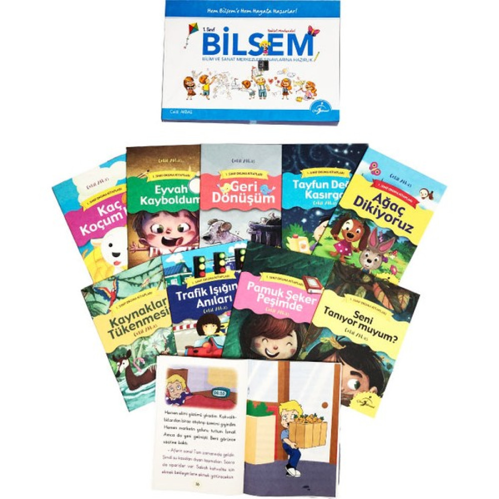 1. Sınıf BİLSEM ve Okuma Seti 11 Kitap - Celal Akbaş Çocuk Masal Fiyatı
