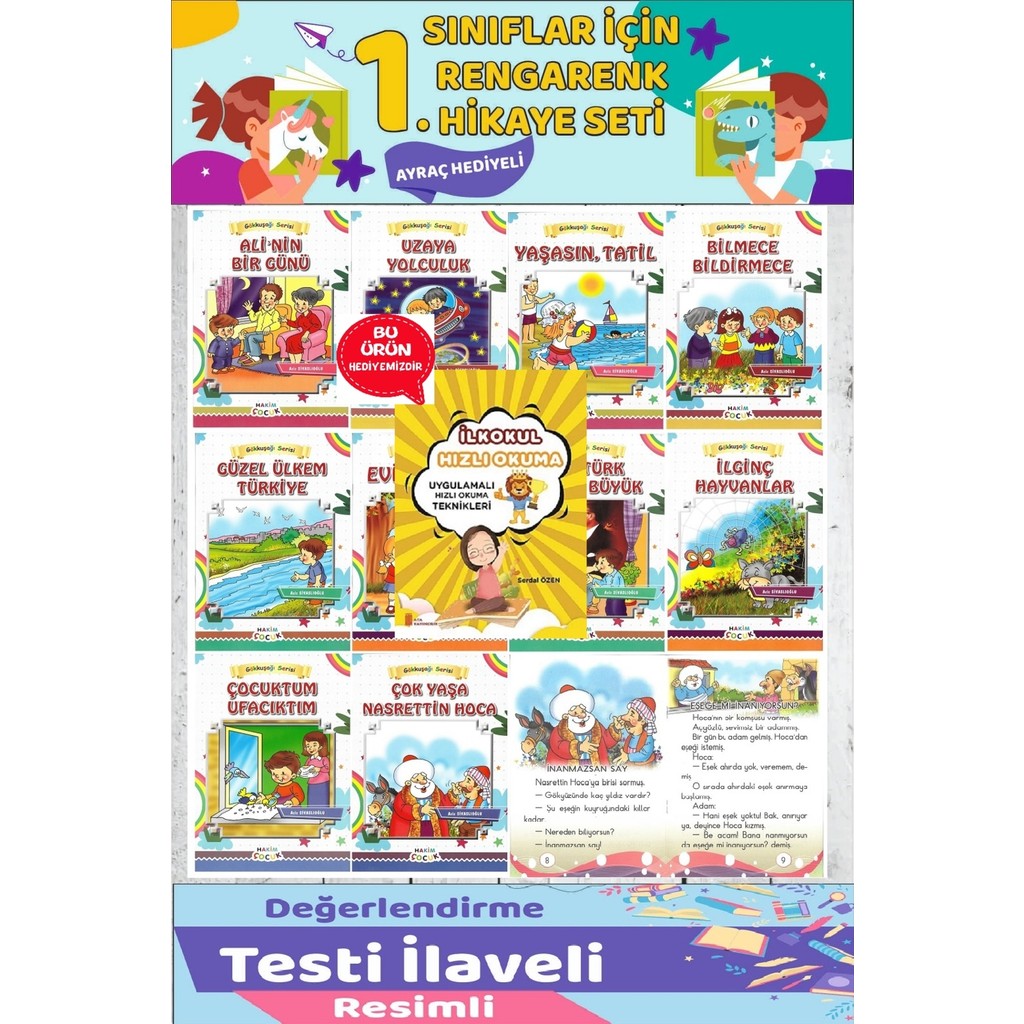 1. Sınıf Gökkuşağı Serisi Seti - Hayır Diğer Fiyatı
