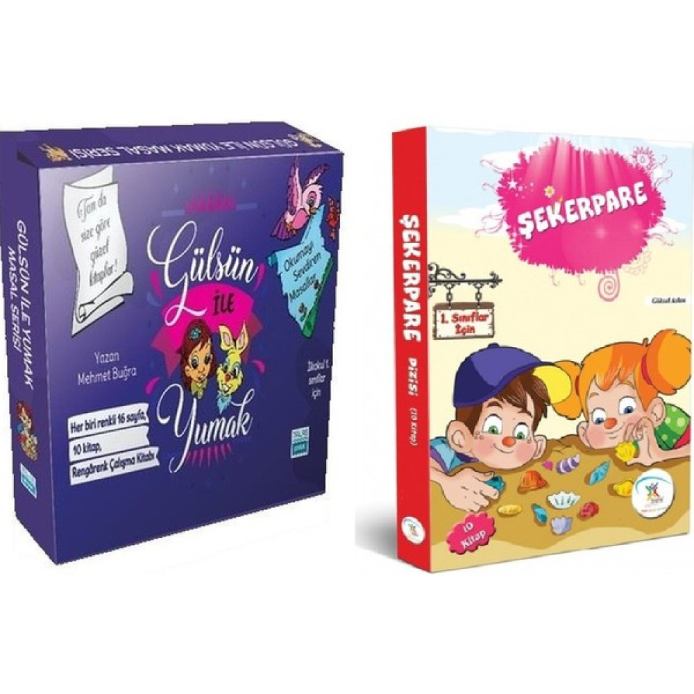 1. Sınıf Gülsün İle Yumak - Şekerpare Hikaye Seti 20 Kitap Set Çocuk Masal Fiyatı