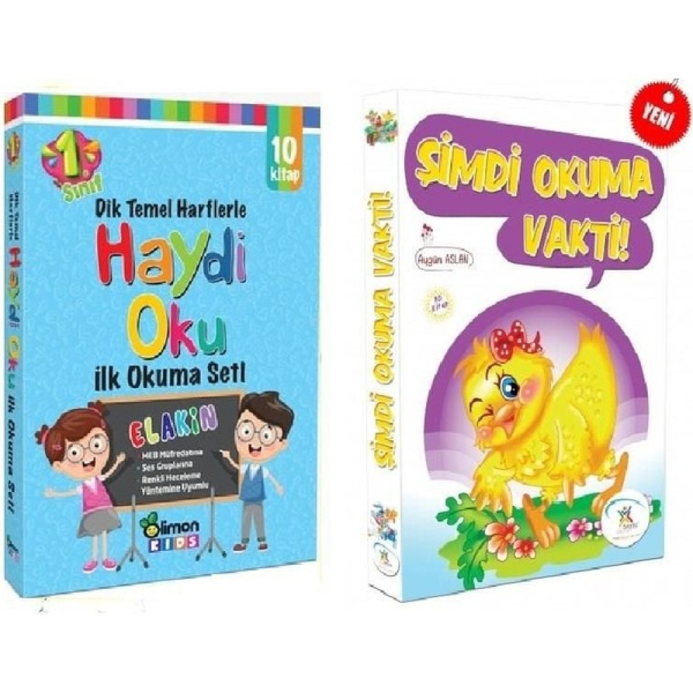 1. Sınıf Haydi Oku Elakin + Şimdi Okuma Vakti Hikaye Seti 20 Kitap Çocuk Öykü Fiyatı