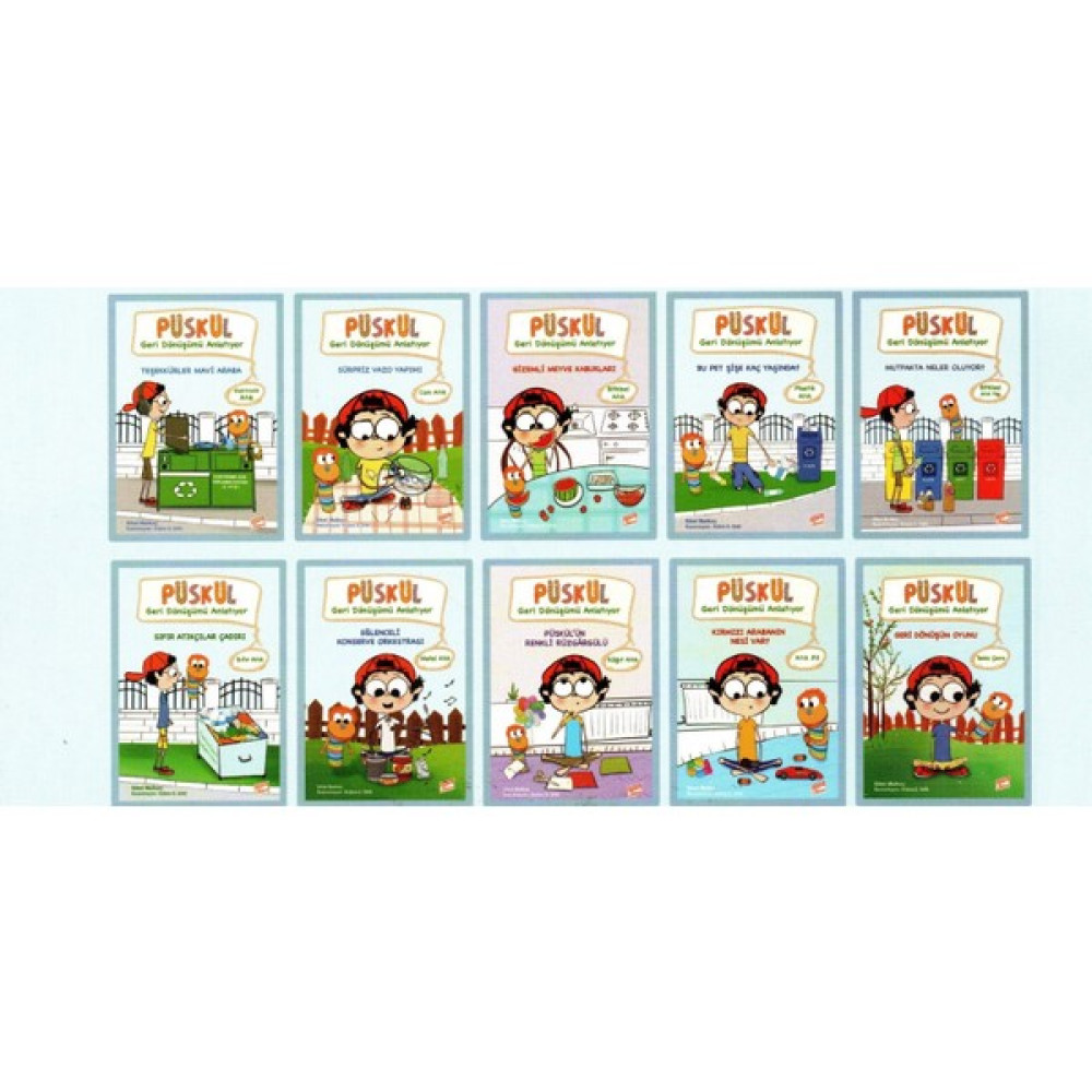 1. Sınıf Hikaye Kitabı Set 10 Kitap Püskül Geri Dönüşümü Anlatıyor Gizemli Bahçe Çocuk Masal Fiyatı