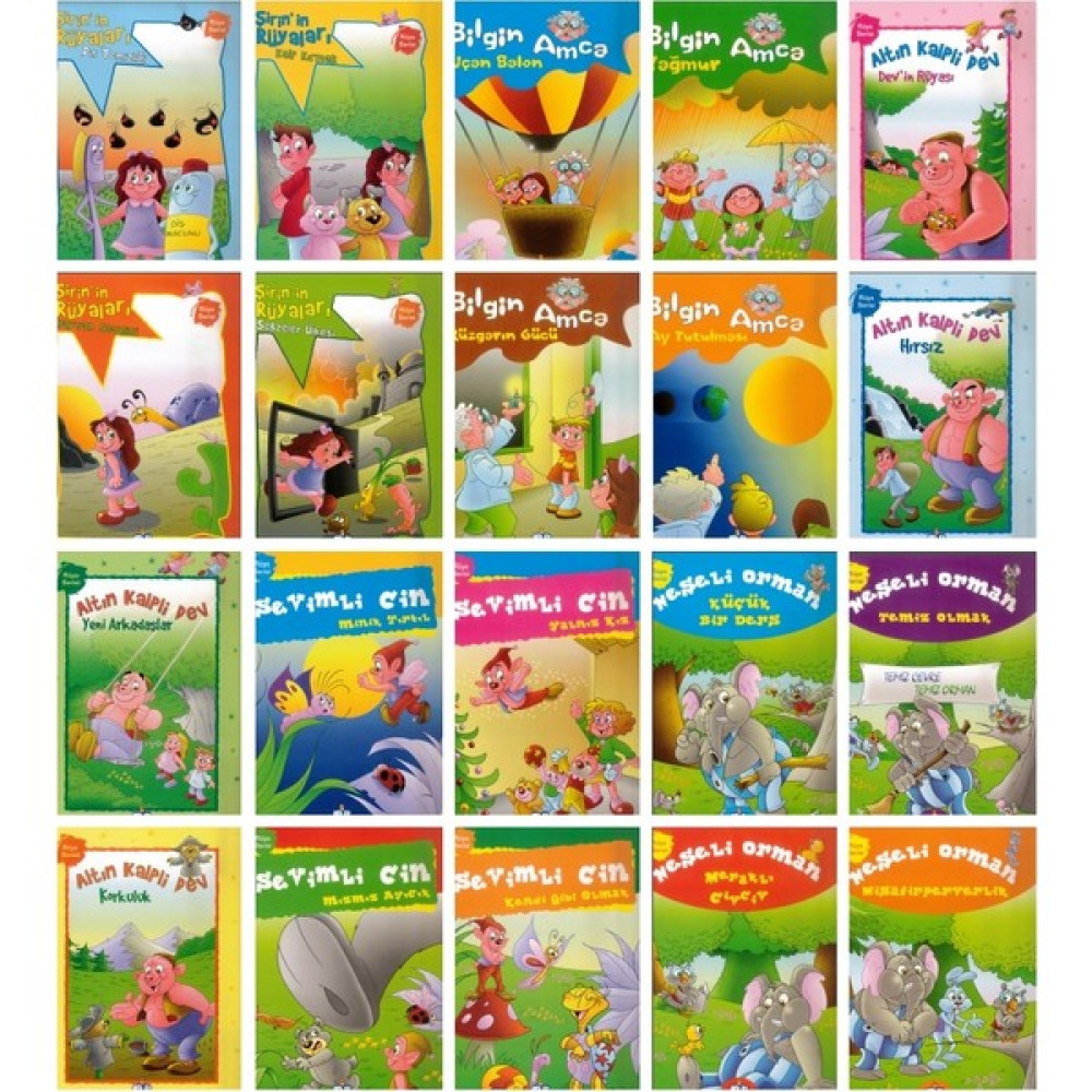 1. Sınıf Hikaye Seti 20 Kitap Büyük Boy (Nil) Çocuk Masal Fiyatı