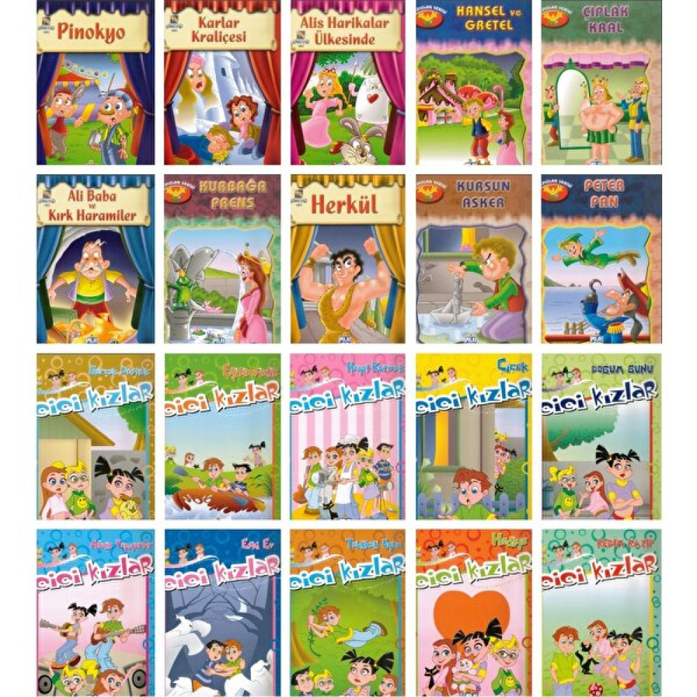 1. Sınıf Hikaye Seti 20 Kitap Büyük Boy (Seyhan) Çocuk Masal Fiyatı