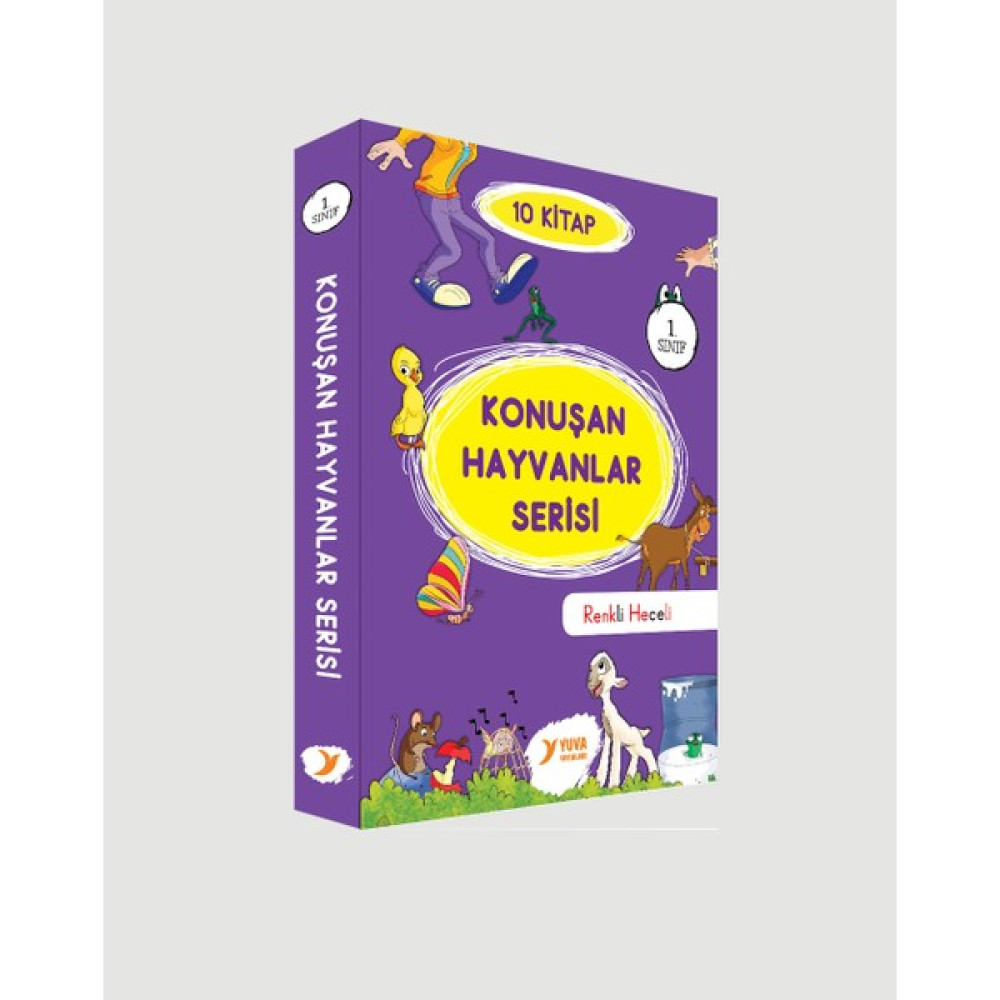 1. Sınıf Konuşan Hayvanlar Serisi Renkli Heceli 10 Kitap - Müzehher Özgün Çocuk Masal Fiyatı