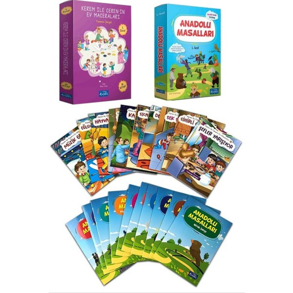 1. Sınıf Okuma Serisi - 20 Kitap Çocuk Öykü Fiyatı