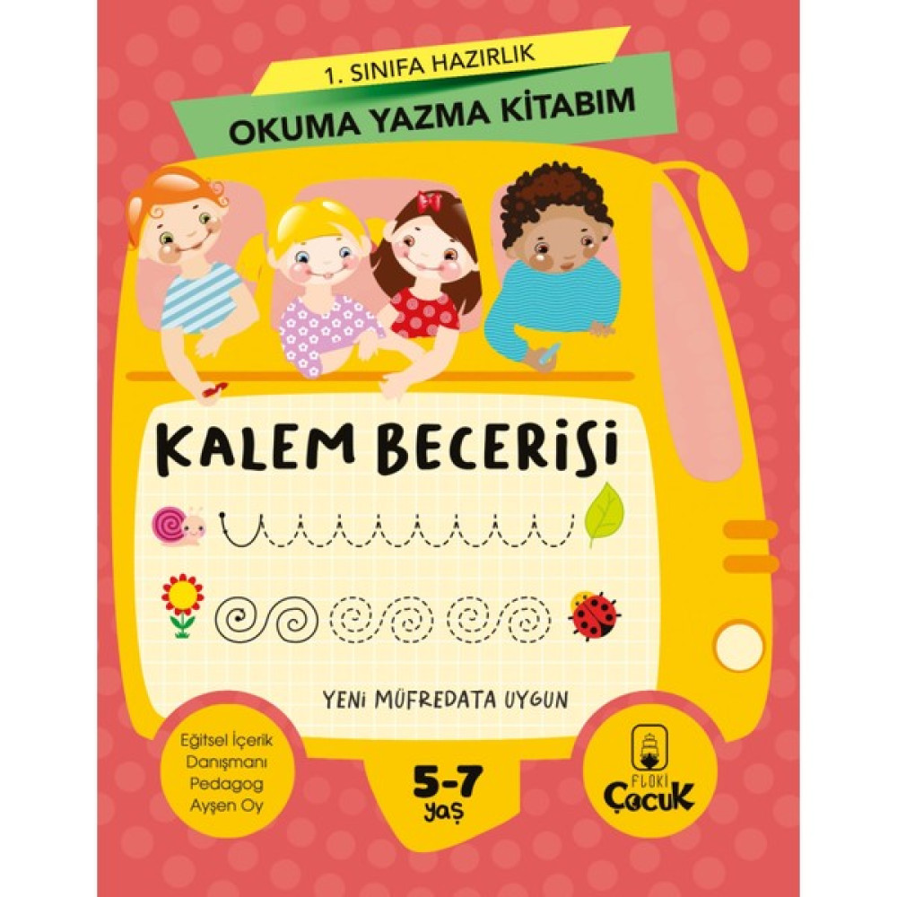 1. Sınıfa Hazırlık Okuma Yazma Kitabım - Kalem Becerisi- Okula Hazırlık Eğlenceli Öğretici Etkinlik Okul Öncesi Eğitici & Öğretici Kitaplar Fiyatı