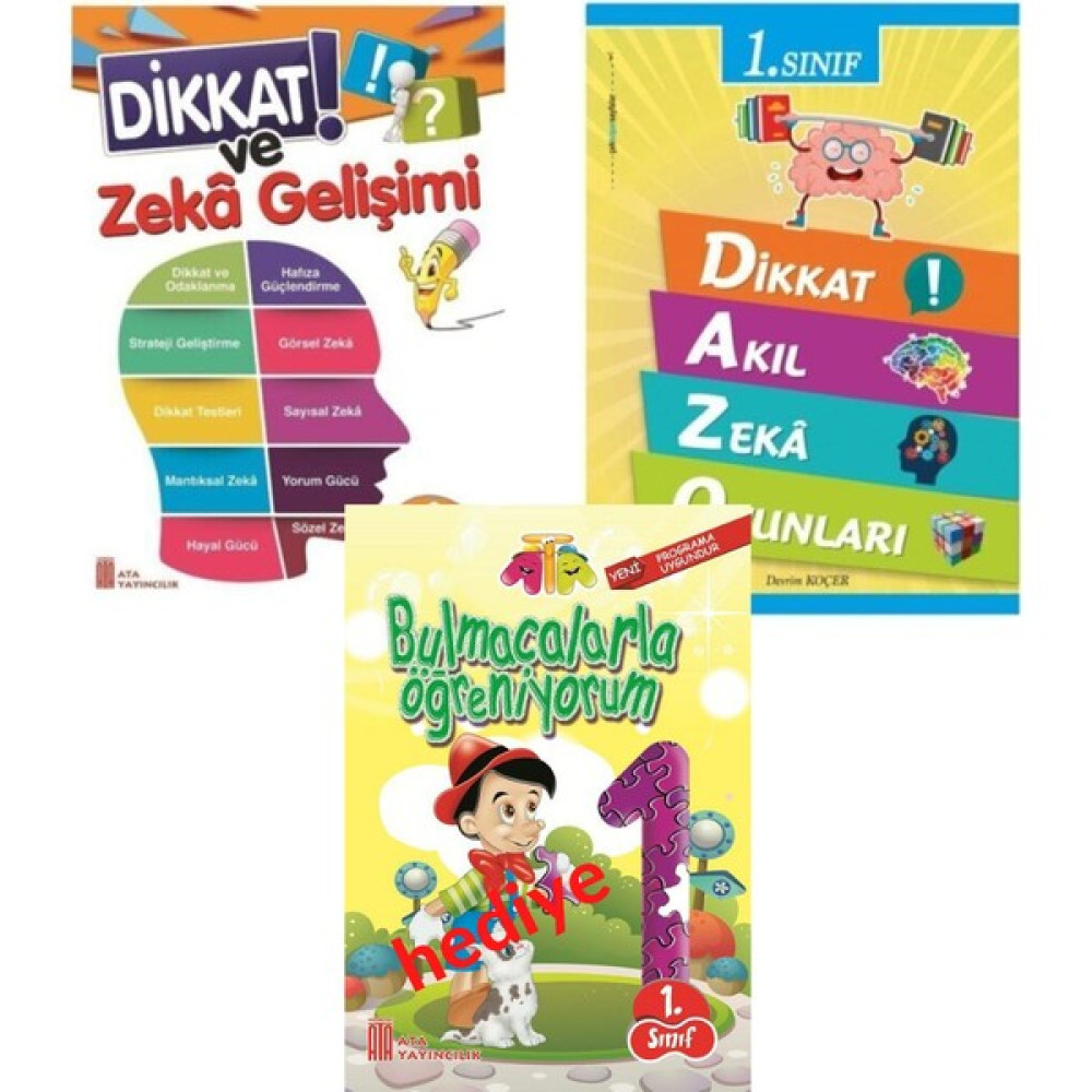 1. Sınıfların Zevkli Dikkat Eğitim Seti (Ciltli) Zihinsel Gelişim Kitapları Fiyatı