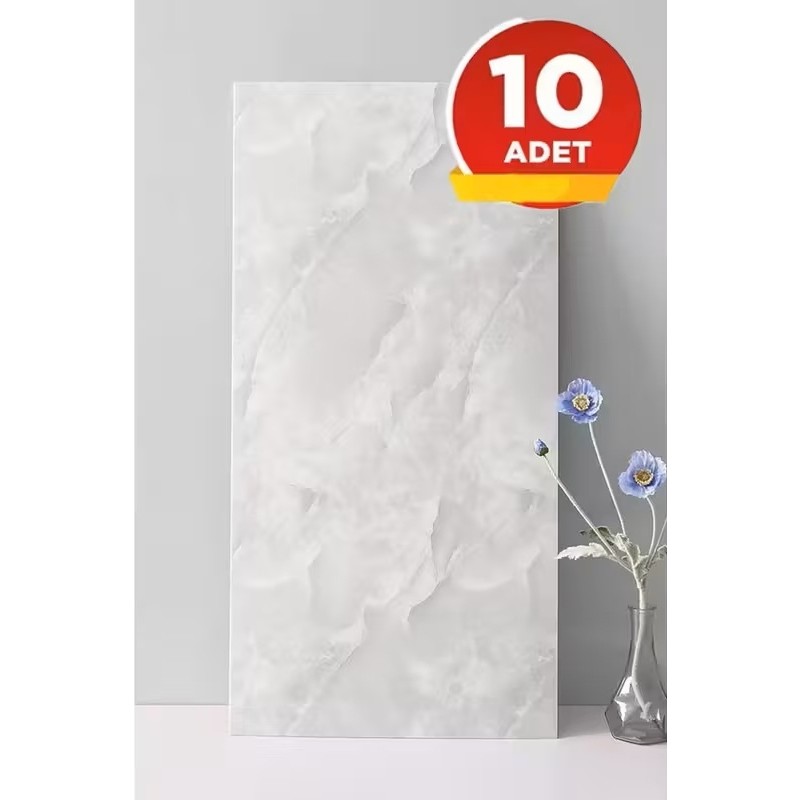 10 Adet 30x60 Cm Gri Bulut Mermer Desenli Kendinden Yapışkanlı Mutfak Banyo Wc Kaplama Duvar Paneli - 30 x 60 cm SSD / Solid State Drive Fiyatı