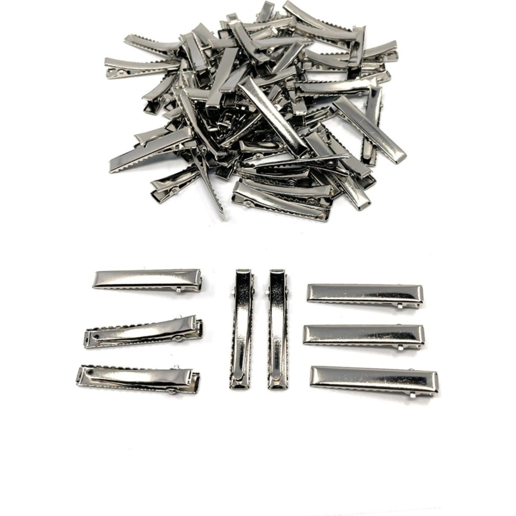 10 Adet 5.5 Cm Gümüş Renk Metal Pens Toka Timsah Toka Kadın Toka Diğer Fiyatı