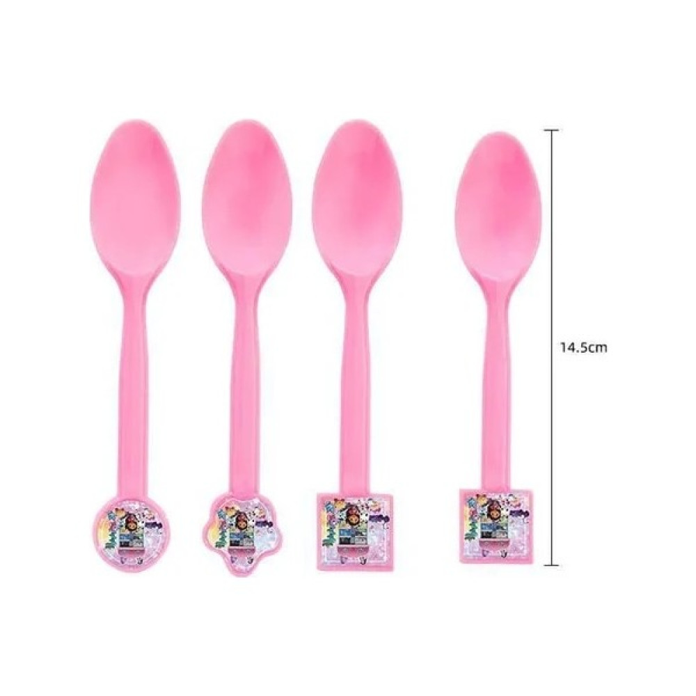 10 Adet Kaşık Gabby Dollhouse Kız Doğum Günü Partisi Dekorasyon Tek Kullanımlık Sofra Kağıt Bardak Tabak Balon Kız Bebek Duş Için Parti Malzemeleri... Mutfak Sarf Malzemeleri Fiyatı