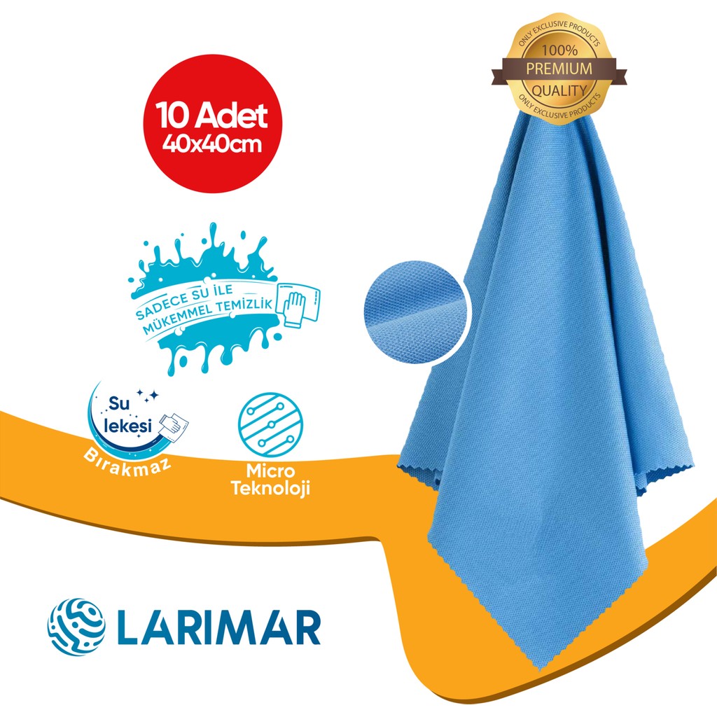 10 Adet Mikrofiber Sihirli Cam ve Ayna Temizlik Bezi 40X40 Renkli Deterjan ve Temizlik Ürünleri Fiyatı