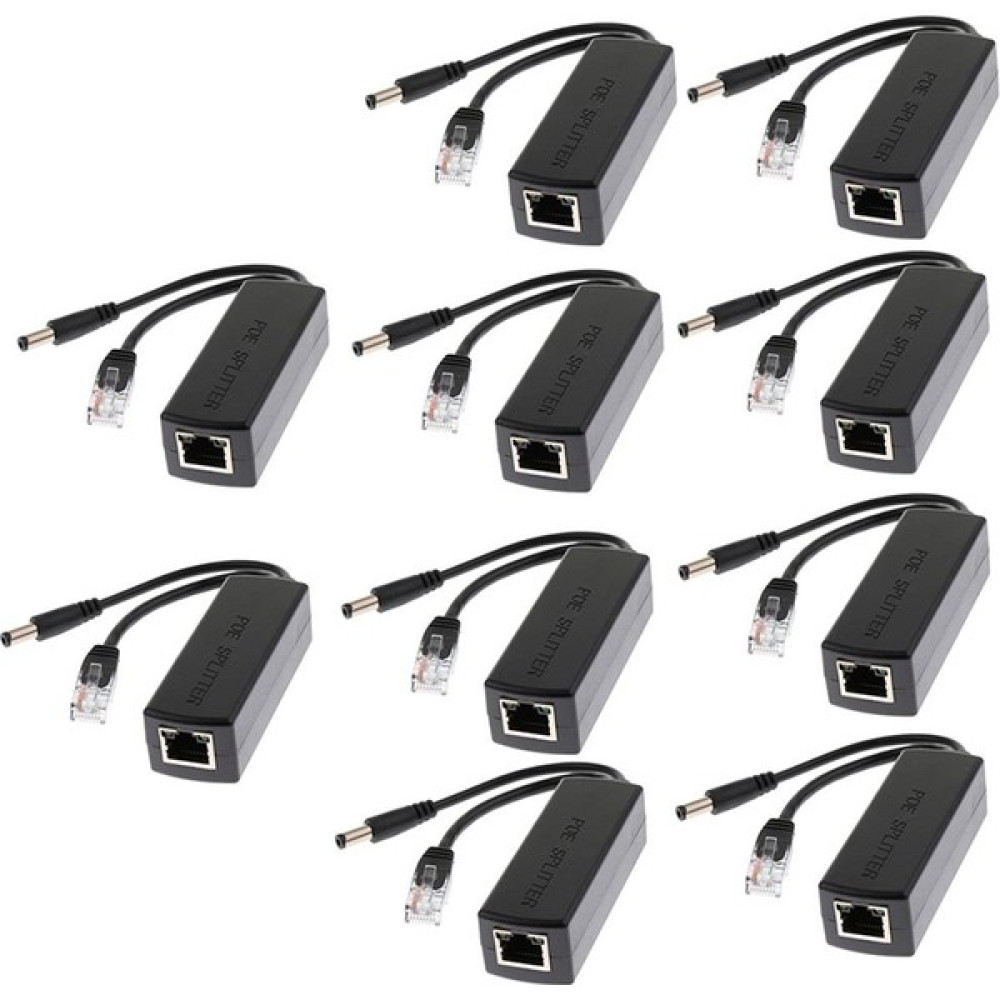 10 Adet Poe Splitter USB Gücü Ethernet Aşırı Poe Anahtarları Ile 12 Volts Çıkışı - 136 Network Aksesuarları Fiyatı