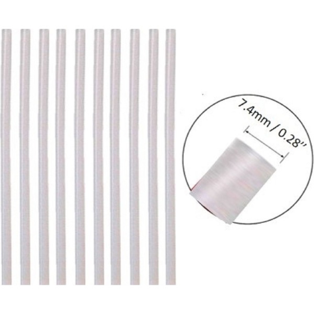 10 Adet Somafix Ince Şeffaf Mum Silikon 7.4 x 300 mm Sıcak Silikon Oto Boyaları Fiyatı