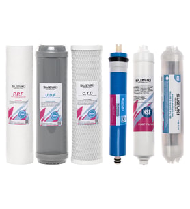 SUZUKI Technology 10 Inç Açık Kasa Su Arıtma Cihazı Tam Set (6 Filtre) Detoks Filtre Ilaveli Bahçe Makinesi Aksesuar & Yedek Parça Fiyatı