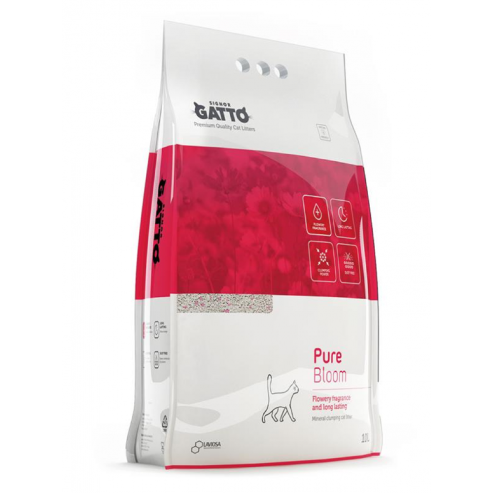 10 Lt Sıgnor Gatto Cıcek Kokulu Bentonıte Ince Kedı Kumu Pure Bloom Bentonıt Kum Evcil Hayvan Ürünleri Fiyatı