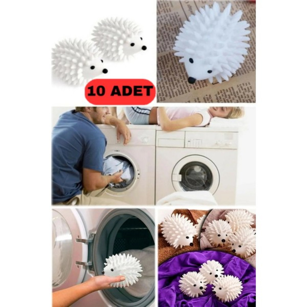10 Parça Yeniden Kullanılabilir Çamaşır Topu Bez Kurutma Aracı Sihirli Yumuşatıcı Top Çamaşır Makine - 120 gr Çamaşır Makinesi Ürünleri Fiyatı