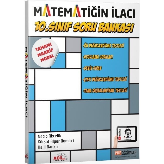 10. Sınıf Matematiğin Ilacı Soru Bankası Acil Yayınları Kaynak Kitapları Fiyatı