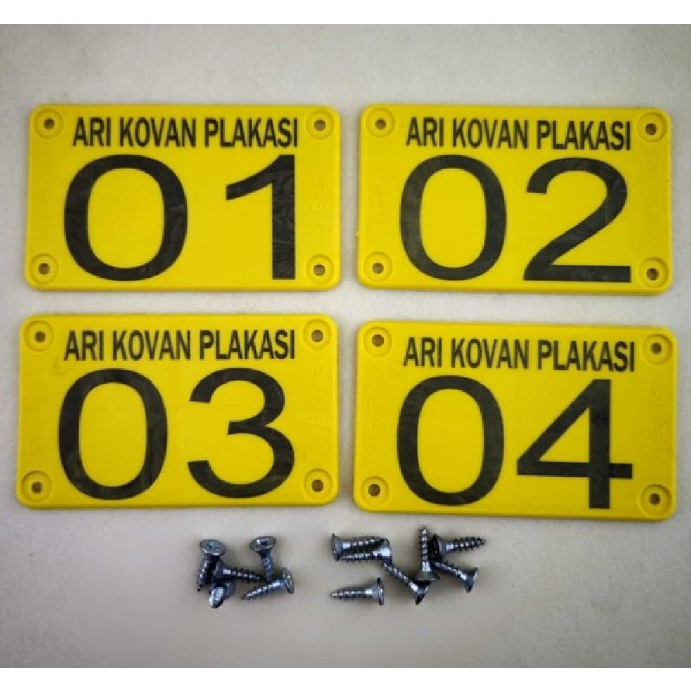 100 Adet Sarı Arı Kovan Belirleme -fidan Belirleme -et Pay Belirleme Plakası - Hayvancılık Malzemeleri Oto Boyaları Fiyatı