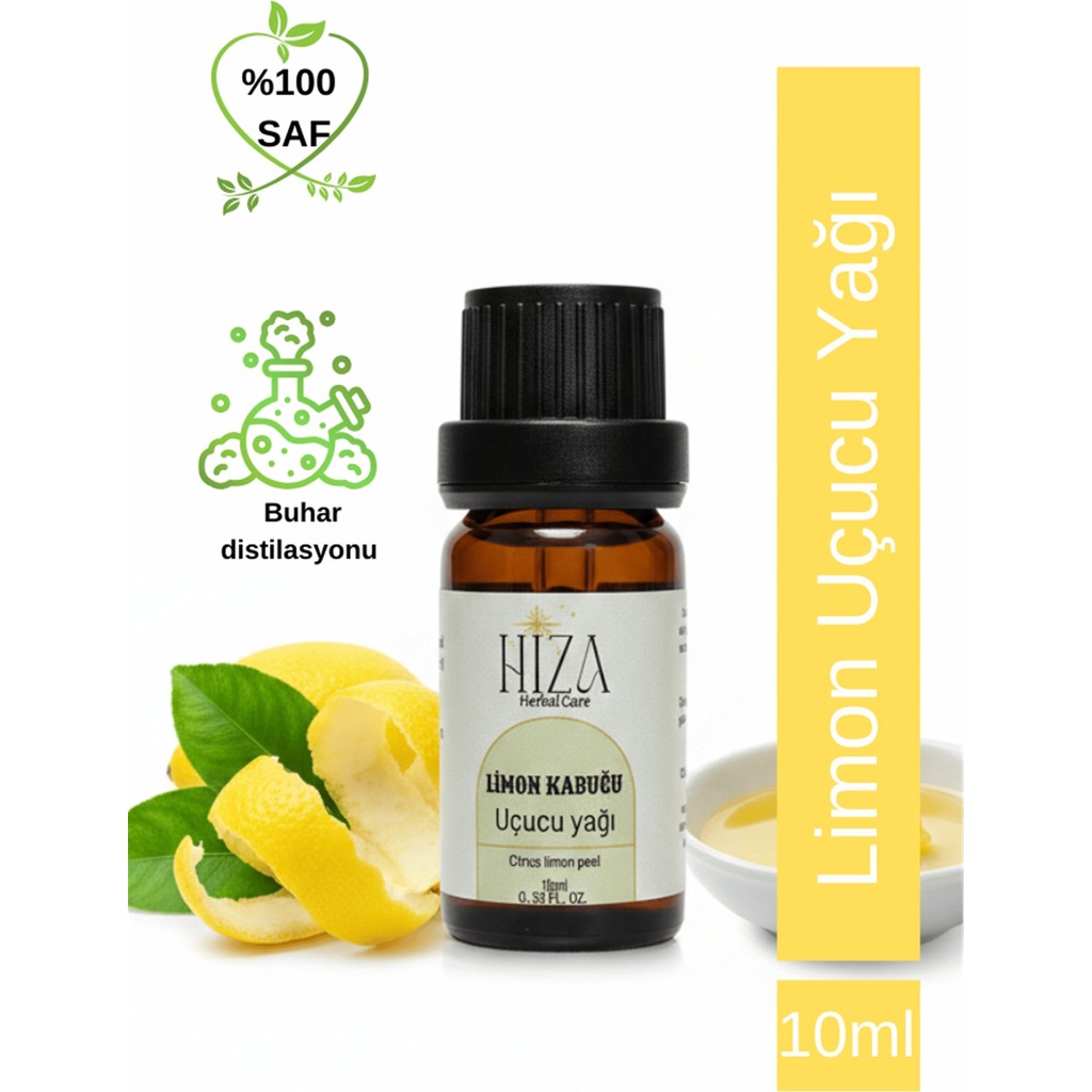 %100 Doğal Limon Kabuğu Uçucu Yağı 10 ml Bitkisel Yağlar Fiyatı