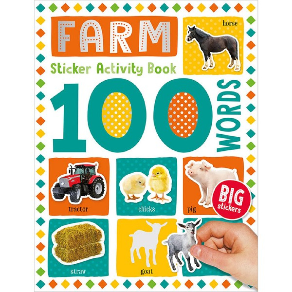 100 Farm Words Sticker Activity Makebelieveideas Pub Okul Öncesi Eğitici & Öğretici Kitaplar Fiyatı