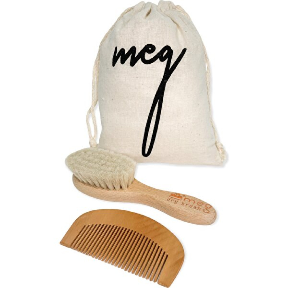 %100 Keçi Kılı Doğal Bebek Saç Fırçası ve Doğal Ahşap Tarak 2'li Set Bebek Saç Fırça-Tarak Fiyatı