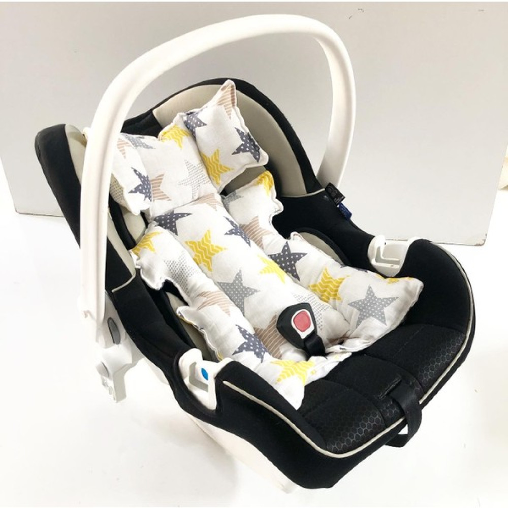 %100 Pamuk Müslin Puset Minderi - 0 - 13 kg - Koyu Gri Oto Boyaları Fiyatı
