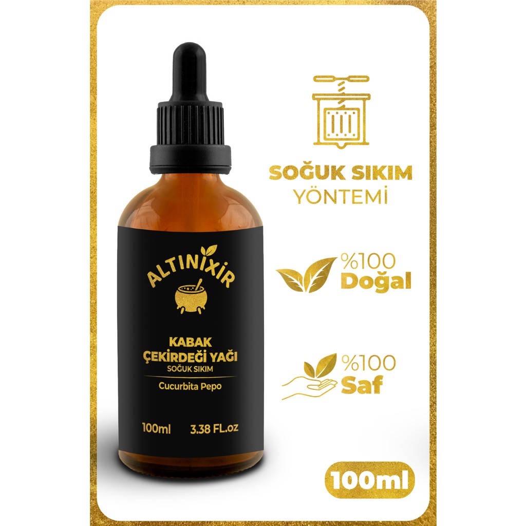 %100 Saf Kabak Çekirdeği Yağı 100Ml - 100 ml Diğer Fiyatı