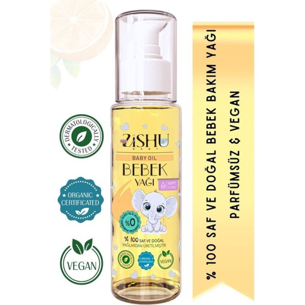 %100 Saf ve Doğal Bebek Bakım Yağı 100 ml Bebek Bakım Fiyatı