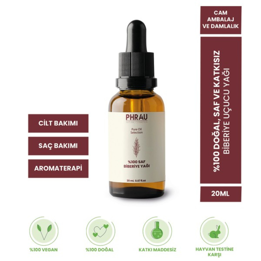 %100 Saf ve Doğal Biberiye Uçucu Yağı 20 ml Bitkisel Yağlar Fiyatı