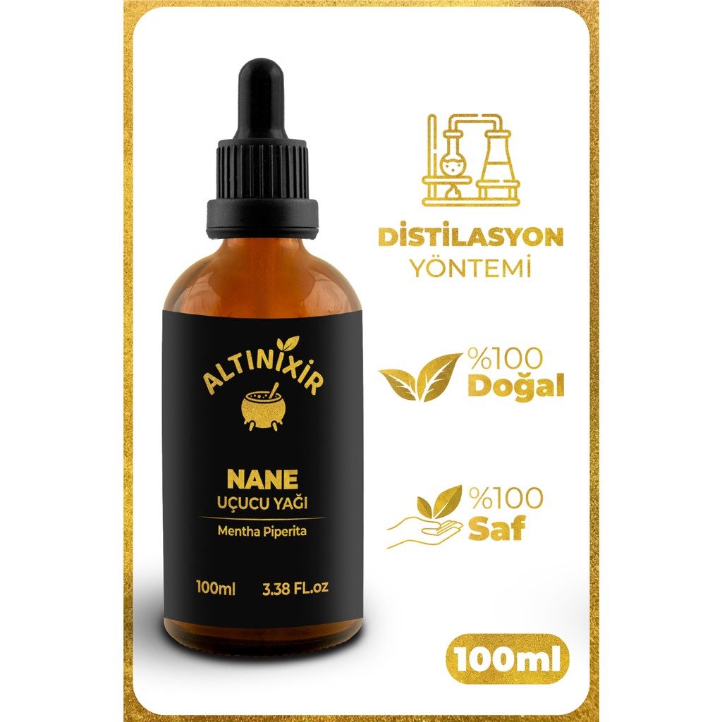 %100 Saf Ve Doğal Nane Yağı 100Ml - 100 ml Diğer Fiyatı