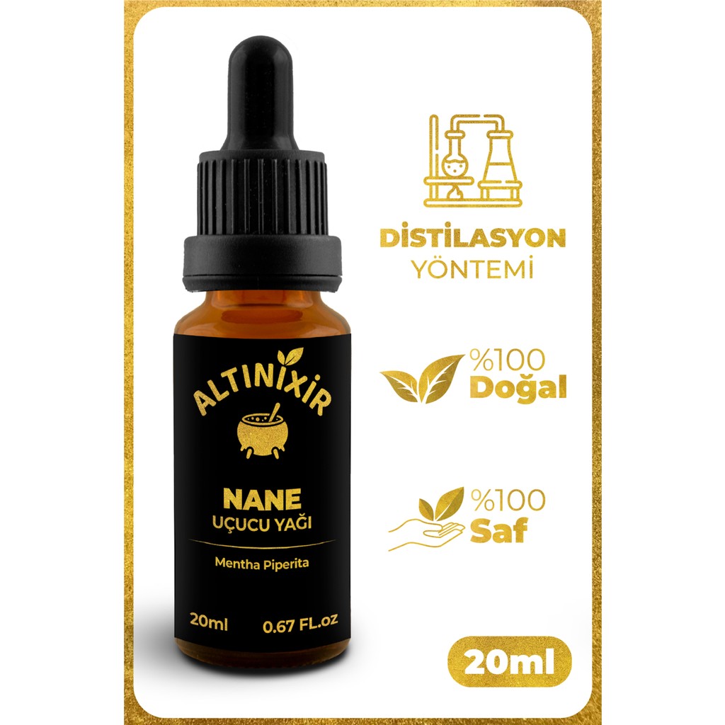 %100 Saf Ve Doğal Nane Yağı 20Ml - 20 ml Diğer Fiyatı