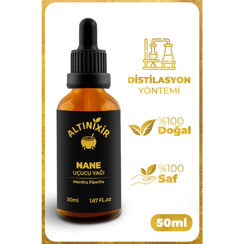 %100 Saf Ve Doğal Nane Yağı 50Ml - 50 ml Diğer Fiyatı