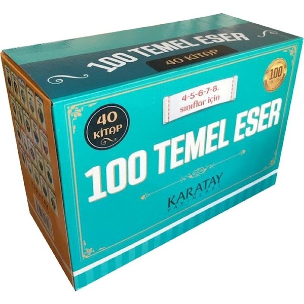 100 Temel Eser 40 Kitap 4-5-6-7-8 Sınıf Çocuk Klasikleri Fiyatı