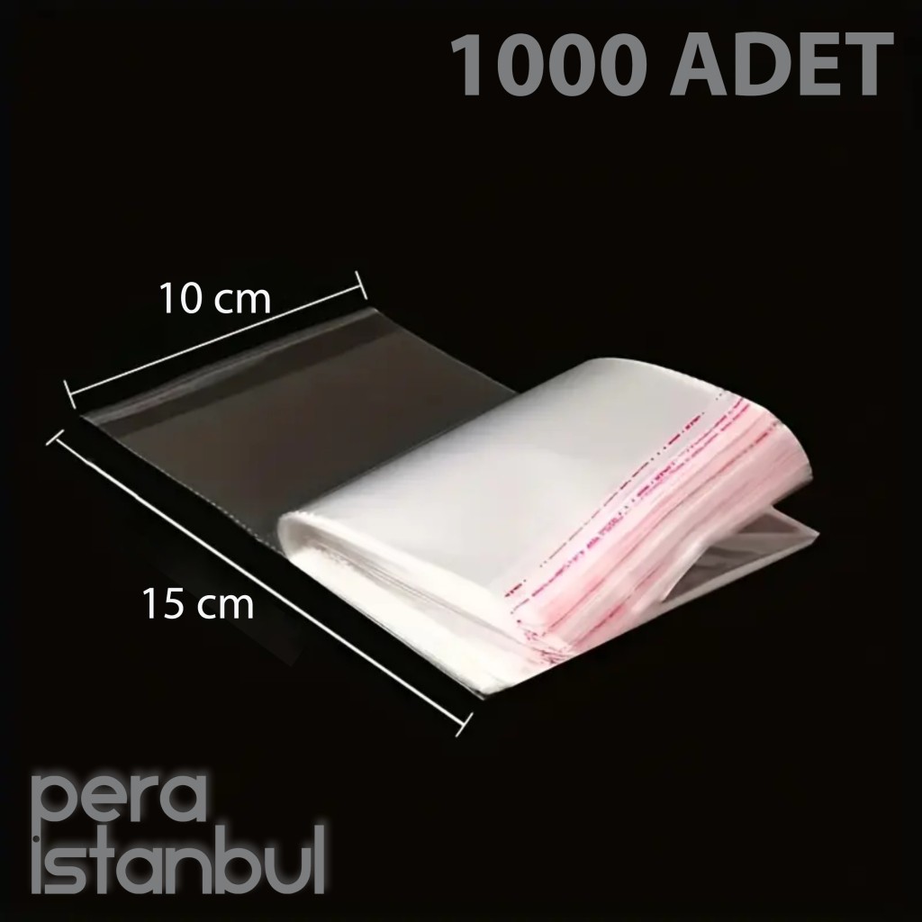 1000 Adet 10X15 Kendinden Yapışkanlı Açılıp Kapanabilir Şeker Kurabiye Şeffaf Plastik Poşet Torba Giyim & İç Giyim Fiyatı