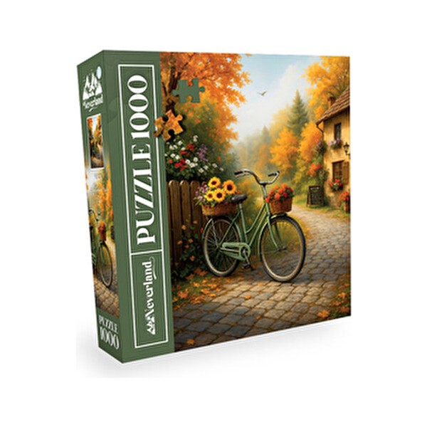1000 Parça Puzzle - Autumn Cafe Ride (Sonbahar Kafe Yolculuğu) Anne Bebek Oyuncak Fiyatı