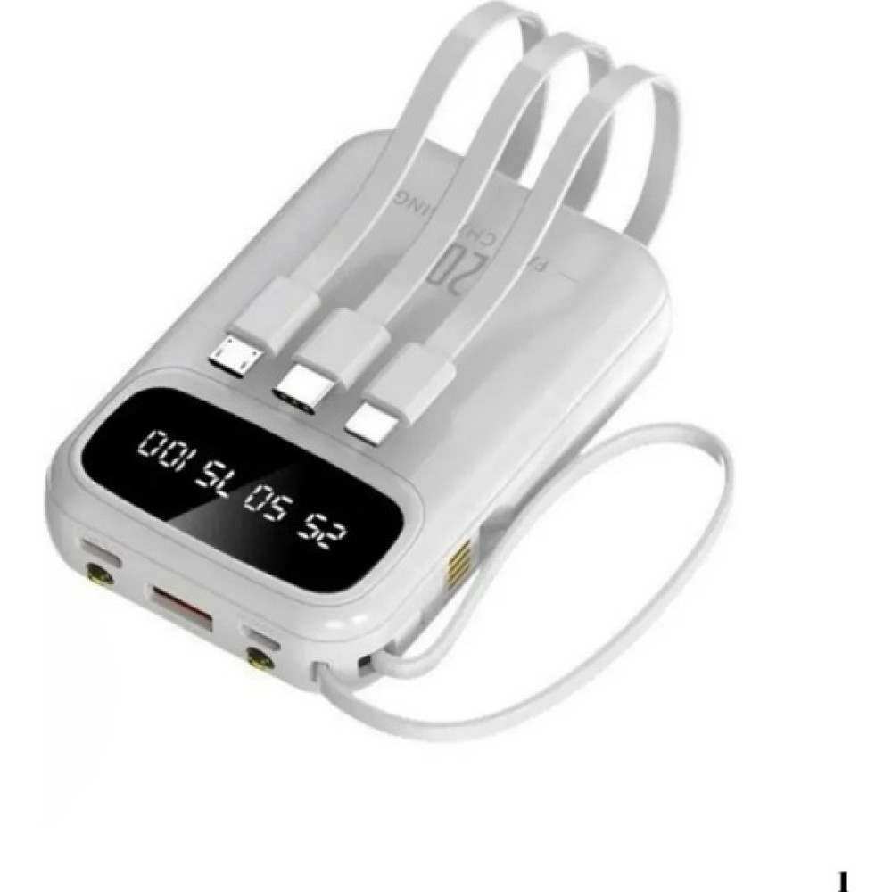 10.000 Mah Dijital Göstergeli Dahili Çoklu Kablolu Powerbank 2.4A Taşınabilir Şarj Cihazı Batarya Oto Boyaları Fiyatı