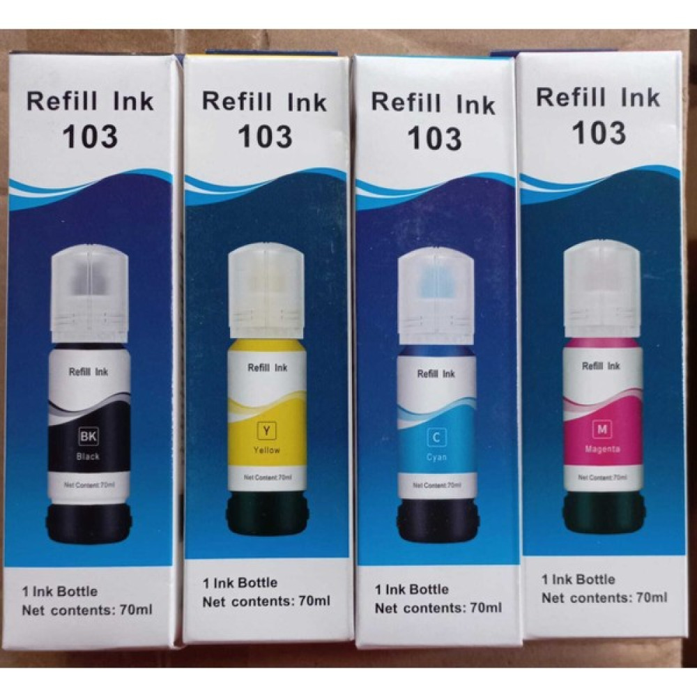 103 4 Renk Mürekkep Seti - Renkli Kartuşlar Fiyatı
