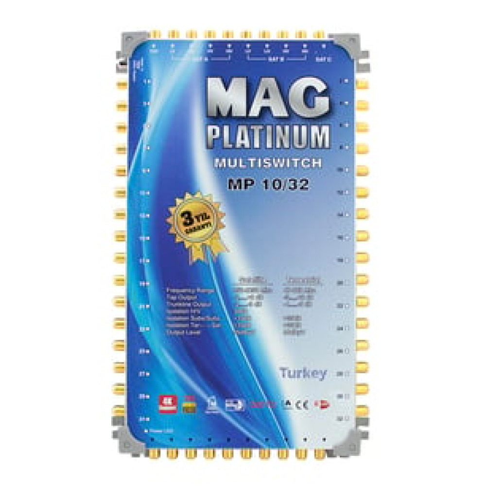 10*32 Kaskatlı Uydu Santrali Mag Platınum Uydu Alıcıları Fiyatı