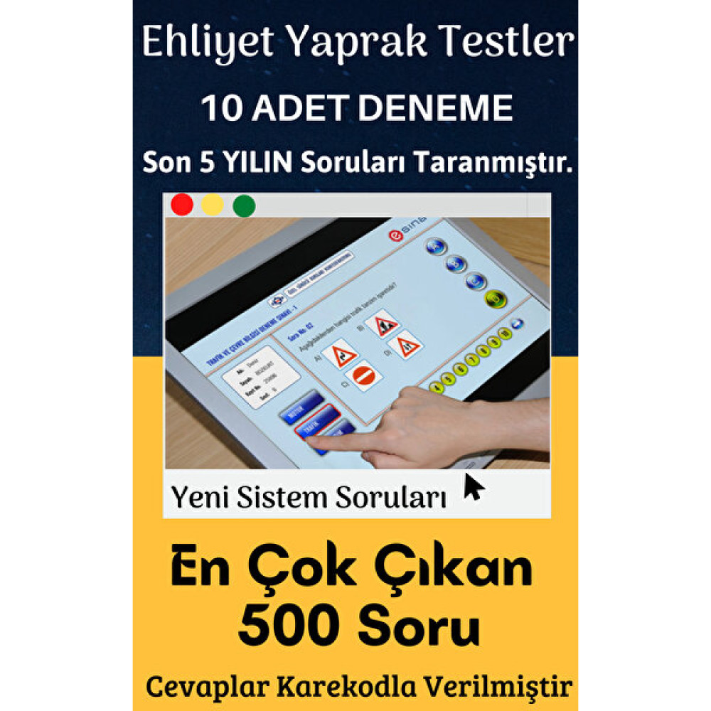 10’lu Ehliyet Deneme Yaprak Test Yaprak Testler Fiyatı