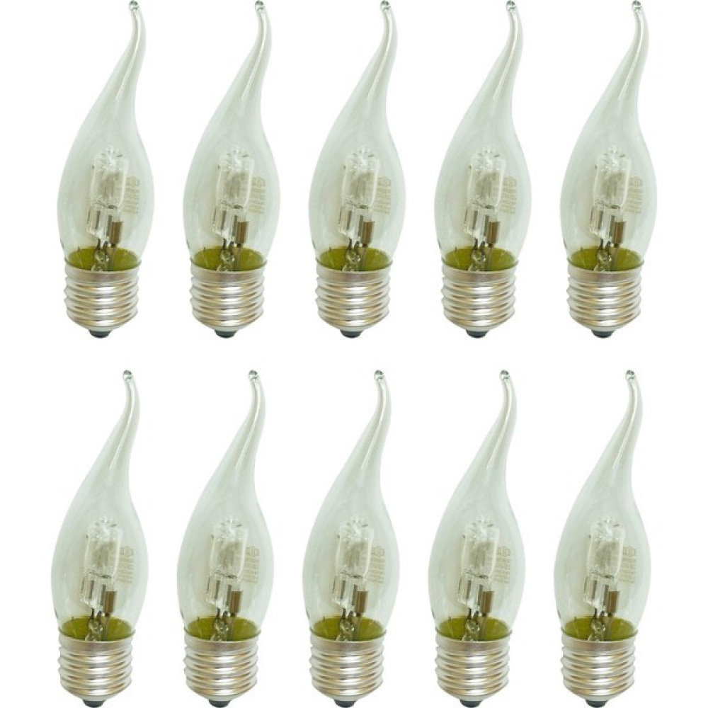 10'lu Paket 28 Watt Buji Ucu Kıvrık Halojen Ampul Sarı Işık 370 Lumen E-27 Duy - 20 - 30 W Elektrik ve Aydınlatma Fiyatı